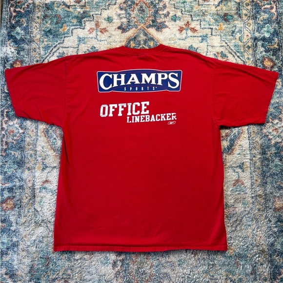 Vintage Reebok Champs Lawrence Taylor Promo T-shirt Size XL - Picture 2 of 5